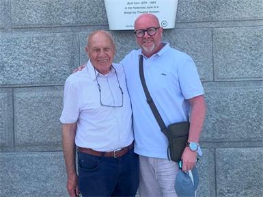 Zwei Generationen, eine Leidenschaft für Deutschkreutz. Willibald und Jürgen Hofer.