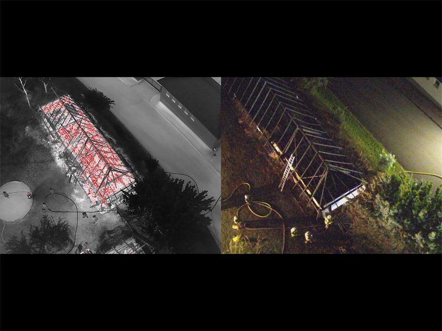 Großbrand in Stinatz: Zwei Gebäude des Heimathauses zerstört